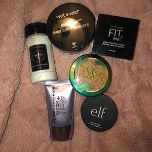 Makeup Bundle Deal Primer, bronzer,Setting powders